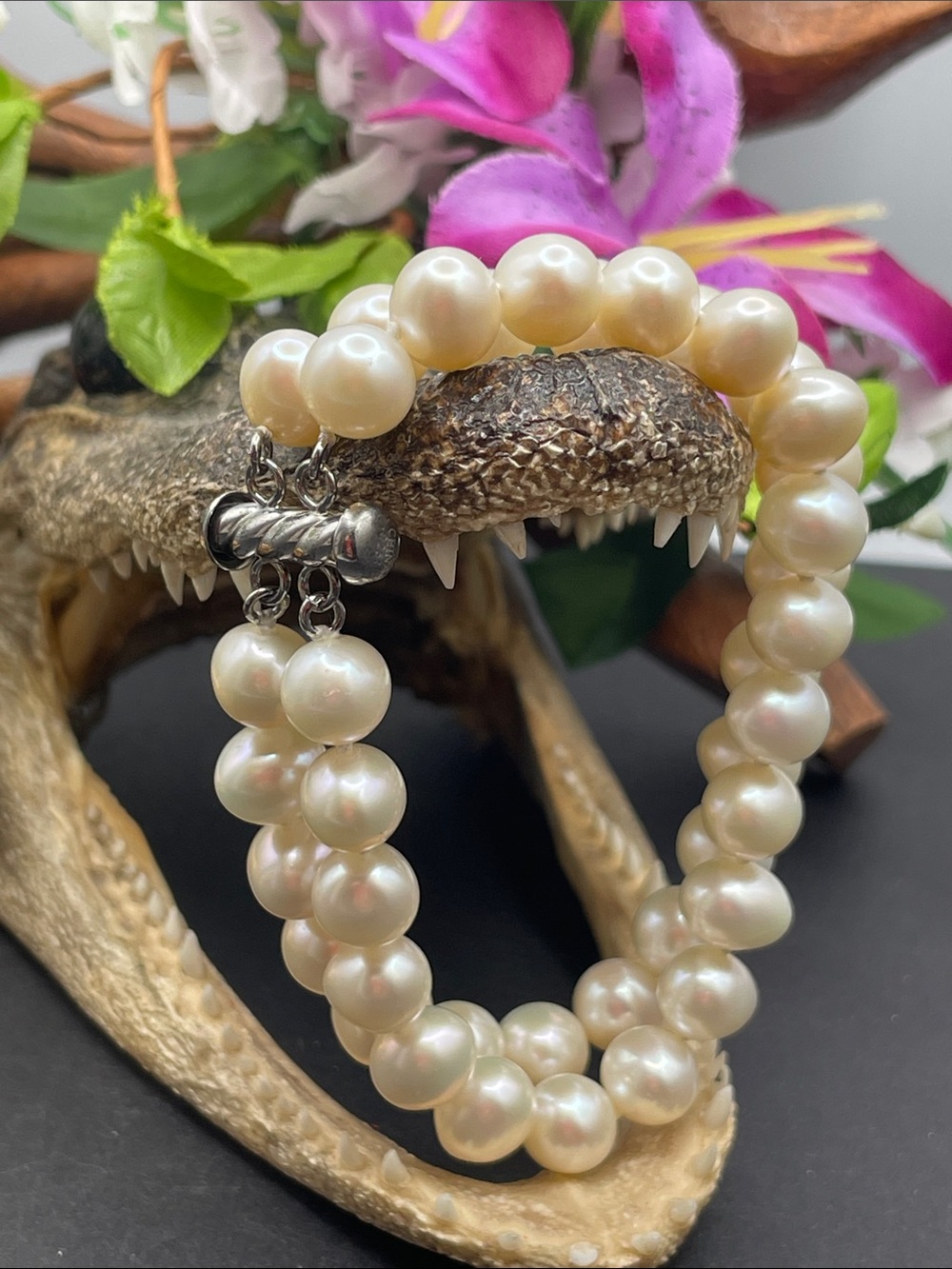 GSI 925 freshwater pearl bracelet 2 strand